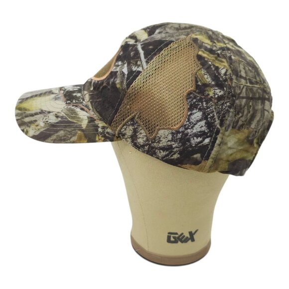 Mossy Oak Mesh Strapback Cap Hat Embroidered Logo Patch Baseball Trucker Hunter - Picture 9 of 14